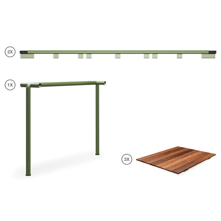 HOUE - AVANTI Infinity Set 3, thermo as / olijfgroen