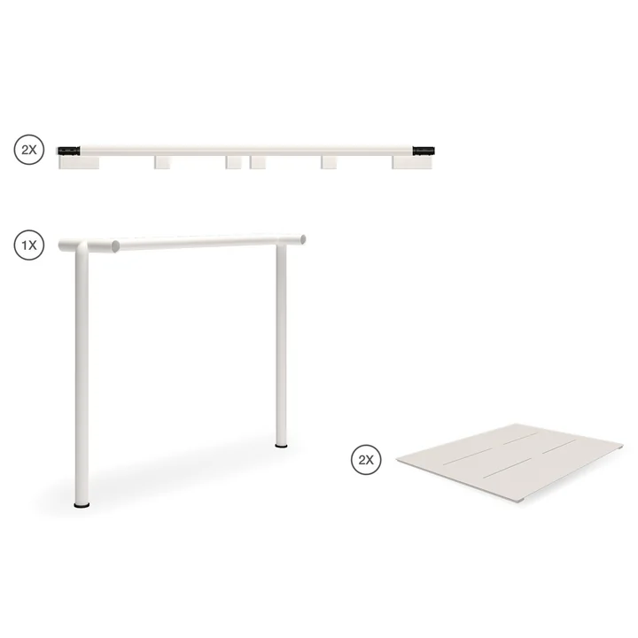 HOUE - AVANTI Infinity Set 2, gedempt wit