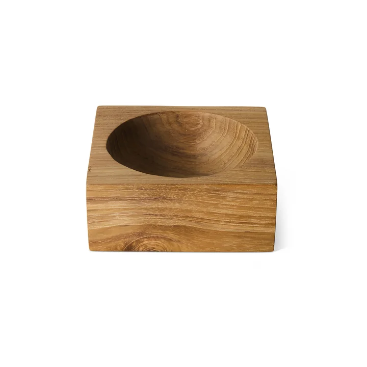 HKliving - Teak cube Schaal, klein, teakhout
