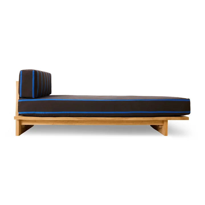 HKliving - Teak Outdoor Daybed, verbrande hemel