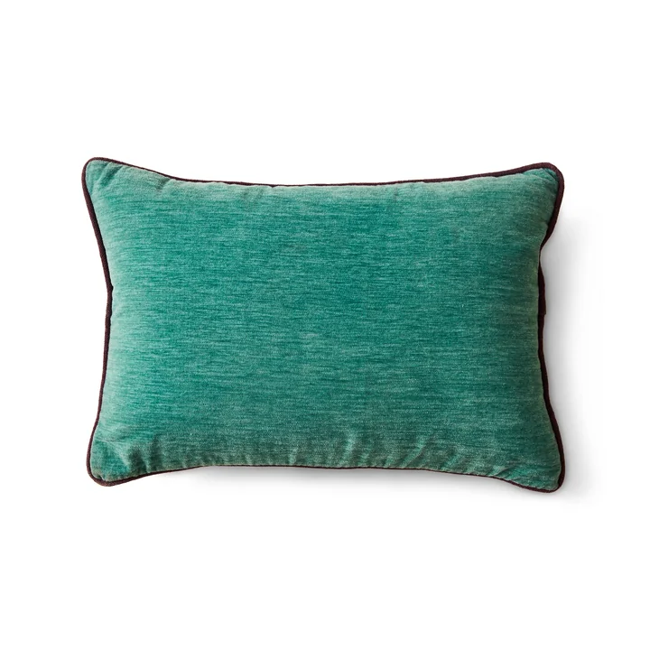 HKliving - Velvet Kussen, 50 x 35 cm, diepzee