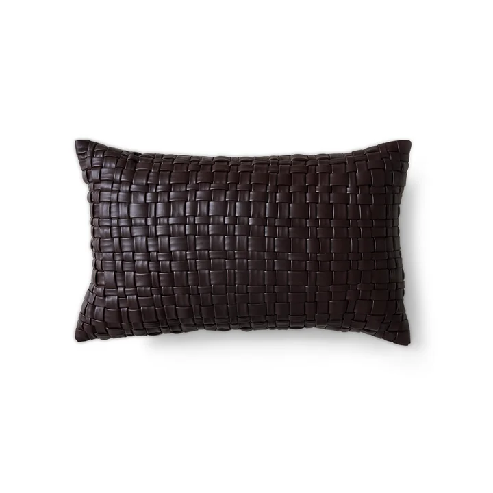 HKliving - Woven Kussen, 50 x 30 cm, chocoladebruin