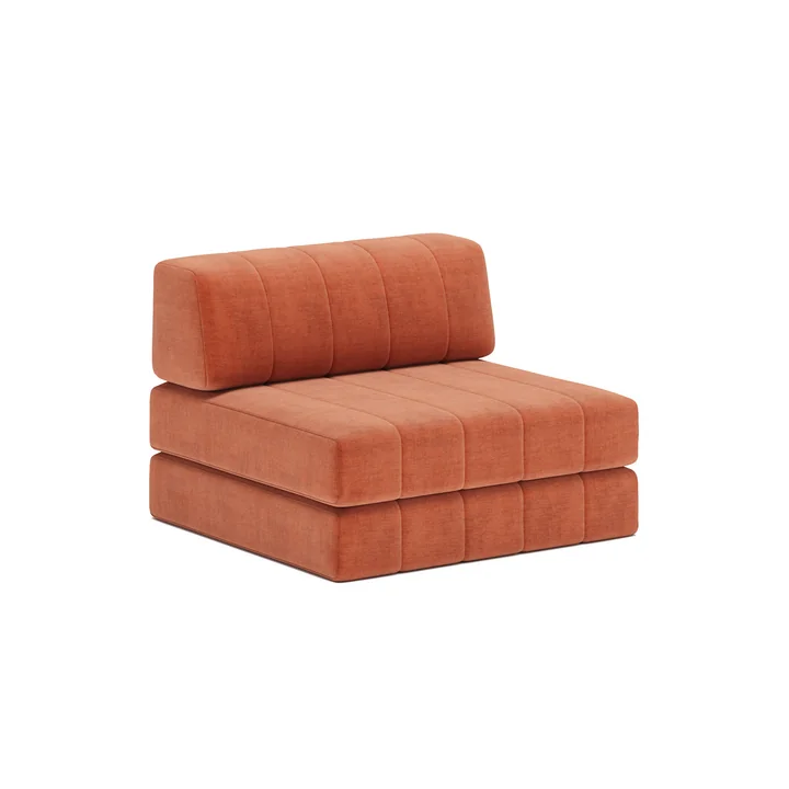 Innovation Living - Cozypad Fauteuil, roest oranje (stof 412 Esina)