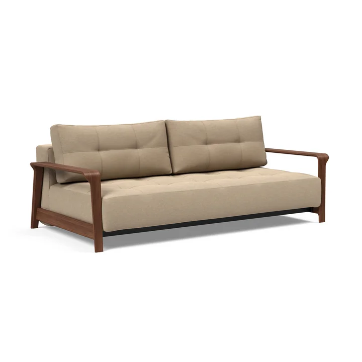 Innovation Living - Ran Slaapbank, 227 x 117 cm, mokka (stof 587, mixed dance )