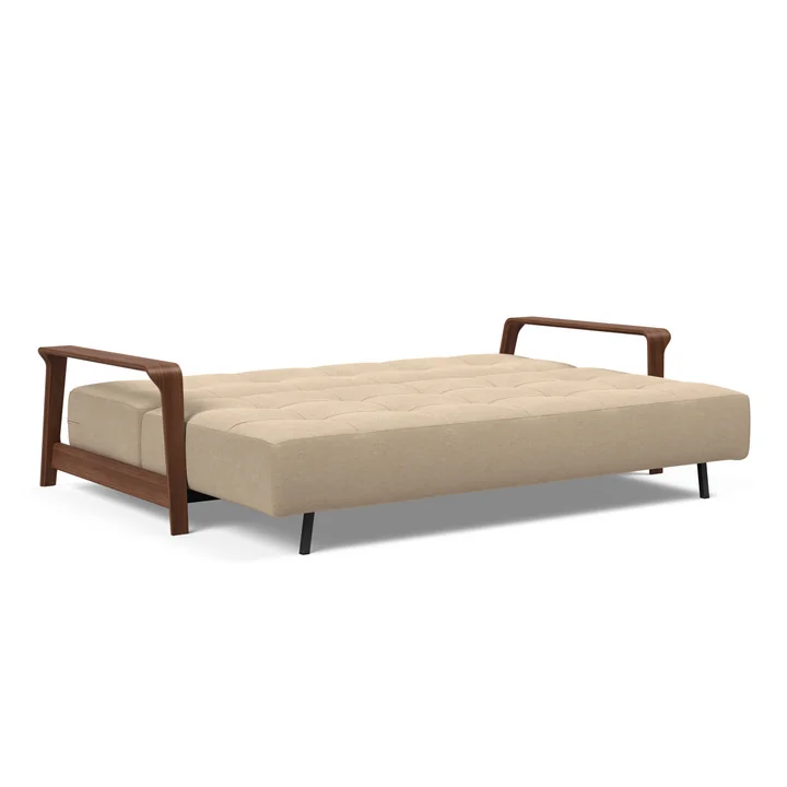 Innovation Living - Ran Slaapbank, 227 x 117 cm, mokka (stof 587, mixed dance )