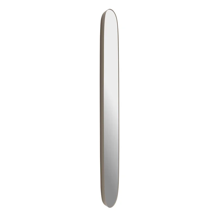 Muuto - Framed Spiegel, 150 x 50 cm, taupe / helder glas