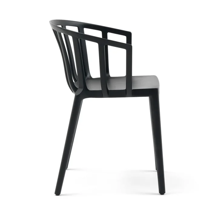 Kartell - Venice Mat stoel, zwart