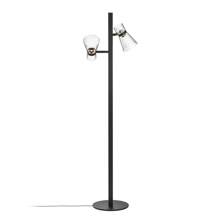 Flos - Nocturne Staande lamp F2 kegel, zwart
