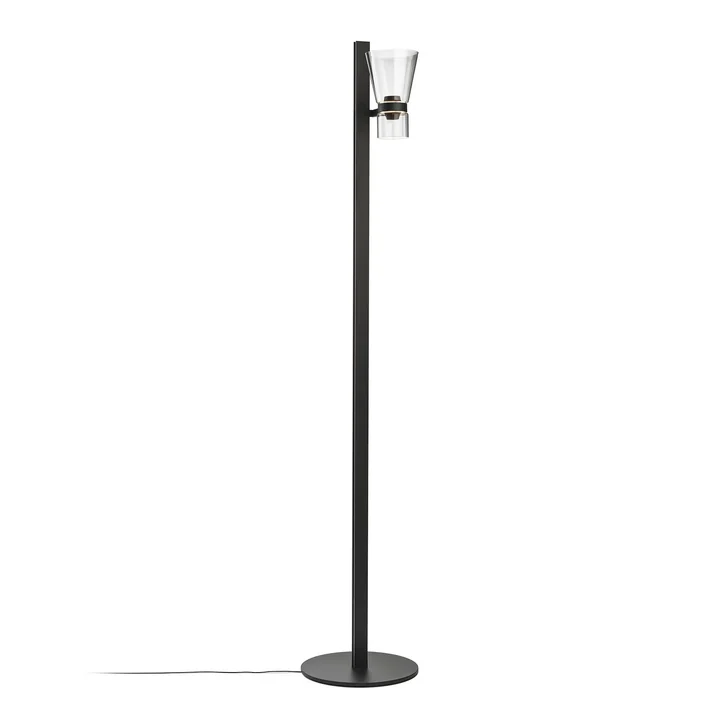 Flos - Nocturne Staande lamp F1 kegel, zwart