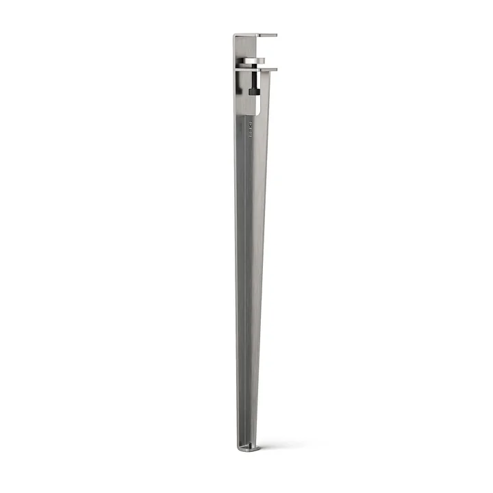 TipToe - Tafel- en bureaupoot H 75 cm, CORE, roestvrij staal