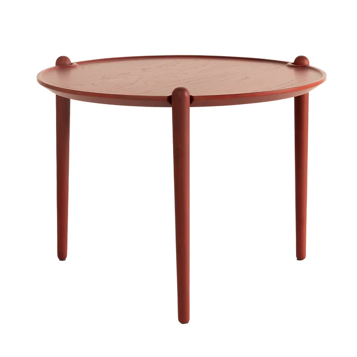 Design House Stockholm - Aria Bijzettafel hoog, Ø 60 x 46 cm, rood