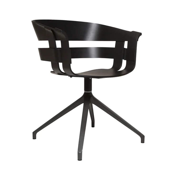 Design House Stockholm - Wick Stoel Hout, zwart eiken / zwart staal