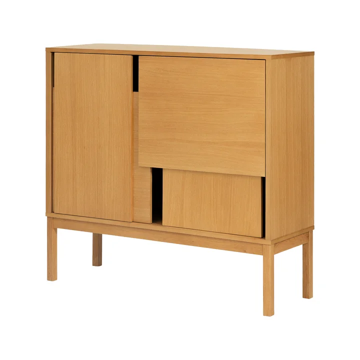 Design House Stockholm - Layer dressoir met poten, eiken