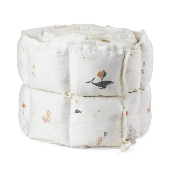 Sebra - Baby ledikant bumper, gewatteerd / World of Sebra