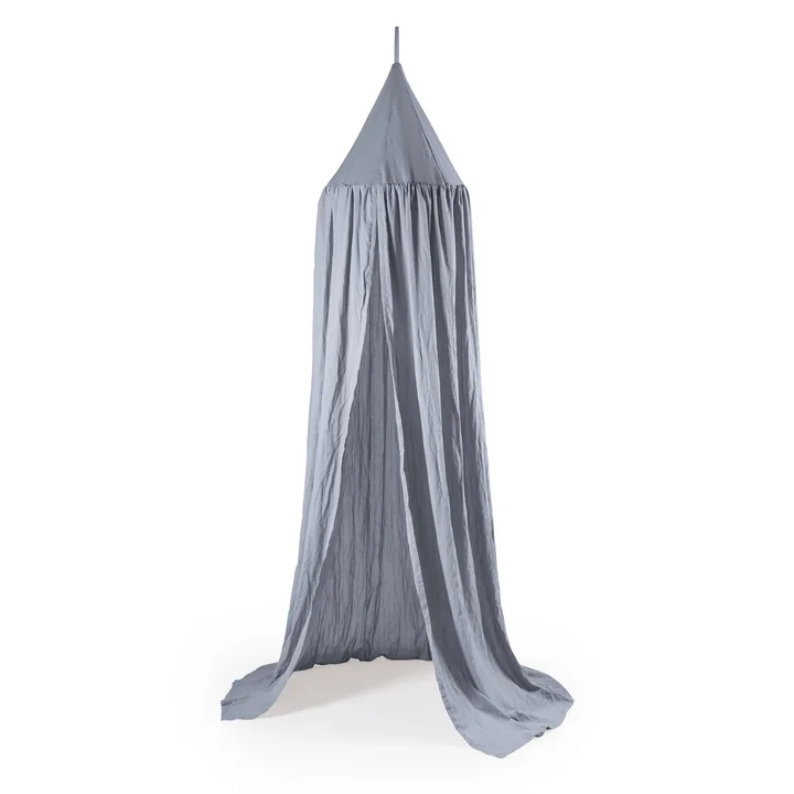 Sebra - Beddekking, Dobby Wave, dusty blue