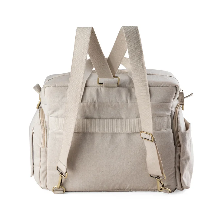 Sebra - On-the-go luiertas, beige gemêleerd