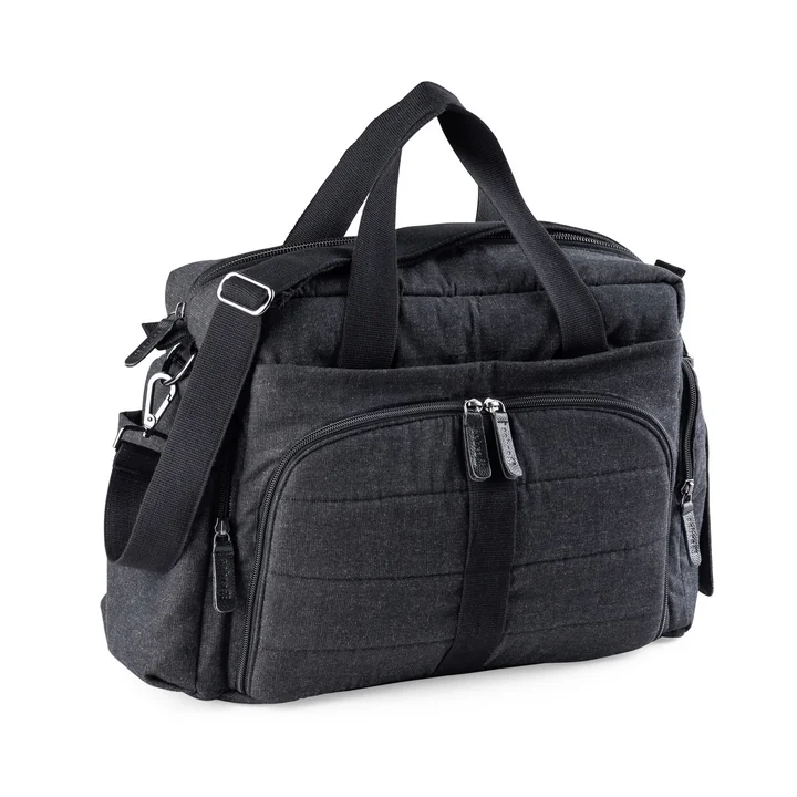Sebra - On-the-go -luiertas, donkergrijs gemêleerd
