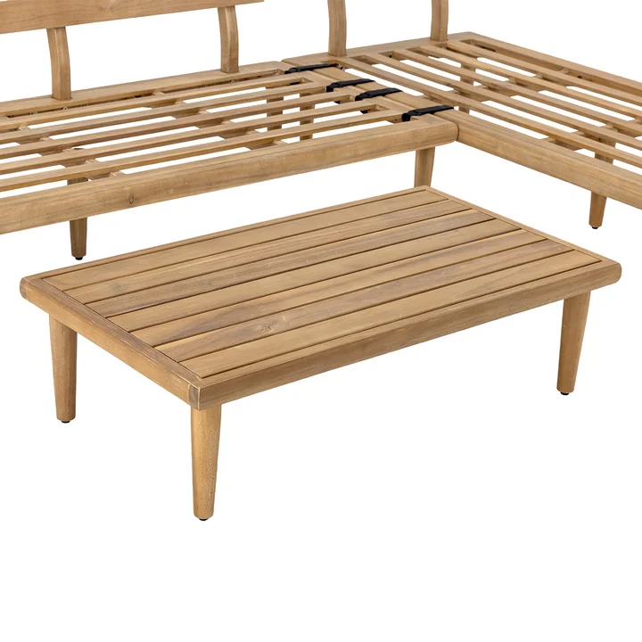 Bloomingville - Cesano Outdoor loungeset, natuur, acacia