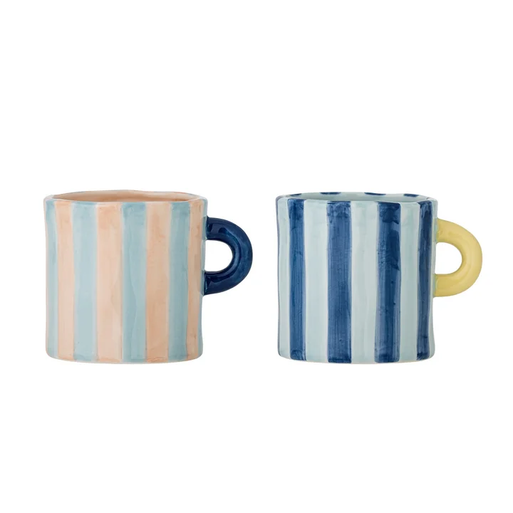 Bloomingville - Phoenix Mok, 250 ml, multi (set van 2)