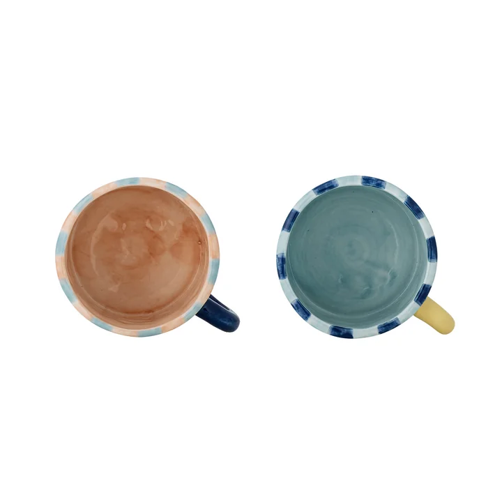 Bloomingville - Phoenix Mok, 250 ml, multi (set van 2)