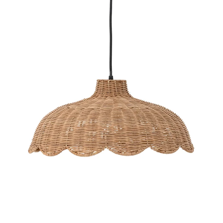 Bloomingville - Pittu Hanglamp, Ø 42 x H 20 cm, rotan