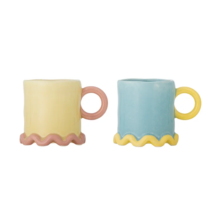Bloomingville - Polly mok, 350 ml, multi (set van 2)