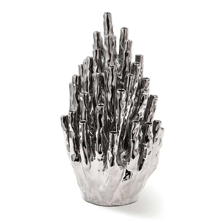 POLSPOTTEN - Koraalvaas 50 Tulpen, zilver