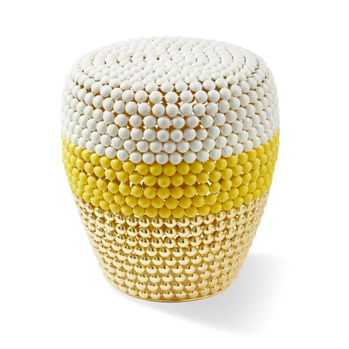POLSPOTTEN - Dot Kruk, gestreept, wit