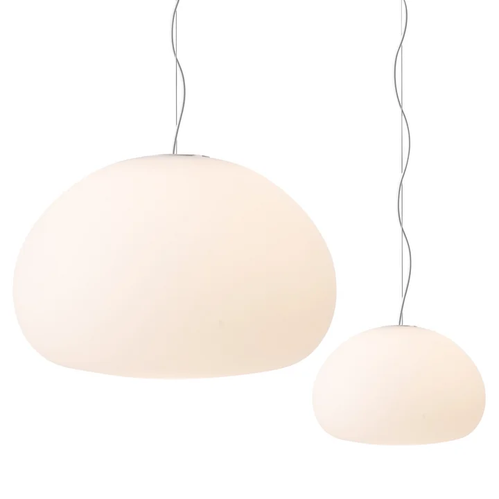 Muuto - Fluid hanglamp, 23 Ø cm en 42 Ø cm, opaal wit