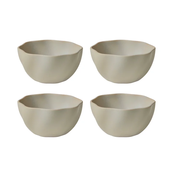 Broste Copenhagen - Limfjord -schaal, Ø 14 cm, lichtgrijs (set van 4)