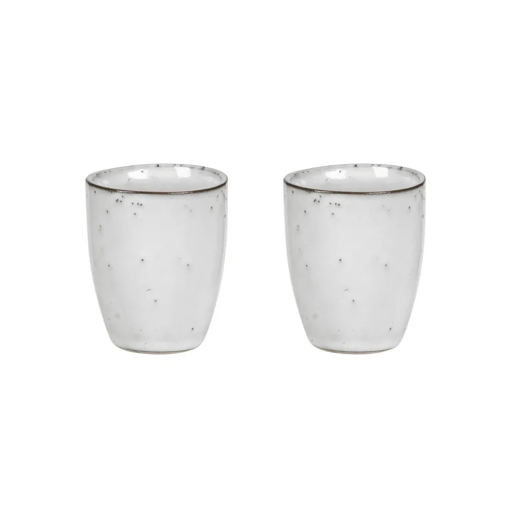 Broste Copenhagen - Nordic Sand espressokopjes 10 cl (set van 2)