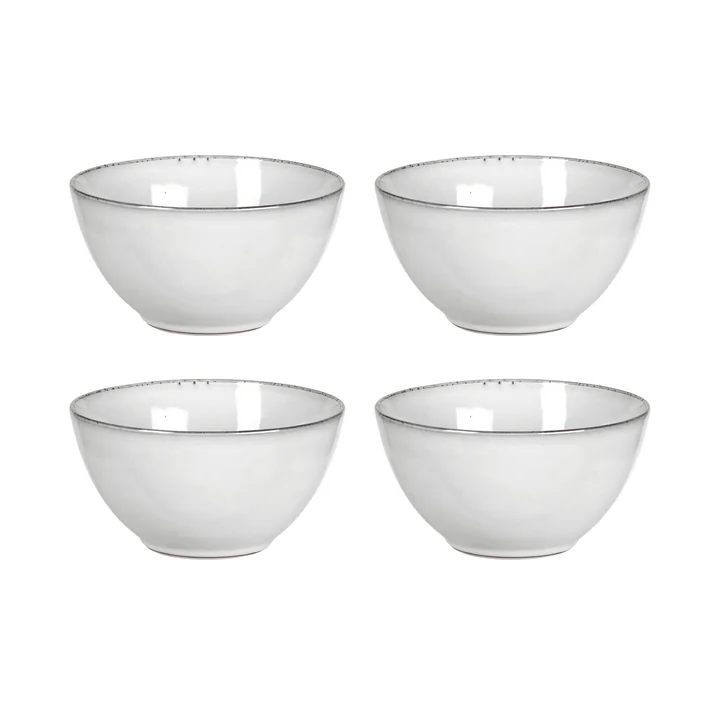 Broste Copenhagen - Nordic Sand -schaal, Ø 17 x H 8 cm (set van 4)