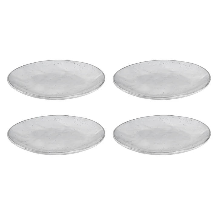 Broste Copenhagen - Nordic Sand -dinerborden, Ø 31 x H 3,3 cm (set van 4)