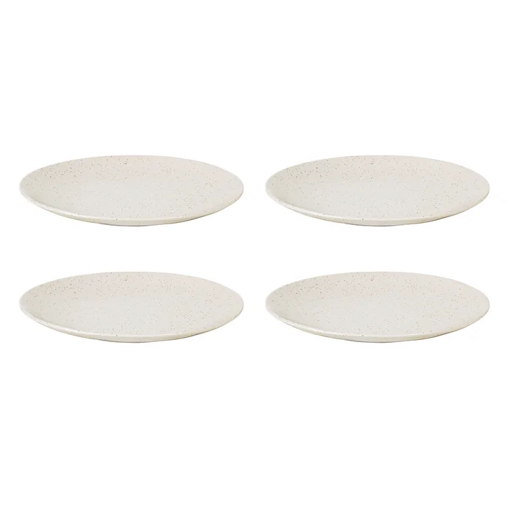 Broste Copenhagen - Nordic Vanilla -dinerborden, Ø 26 cm (set van 4)