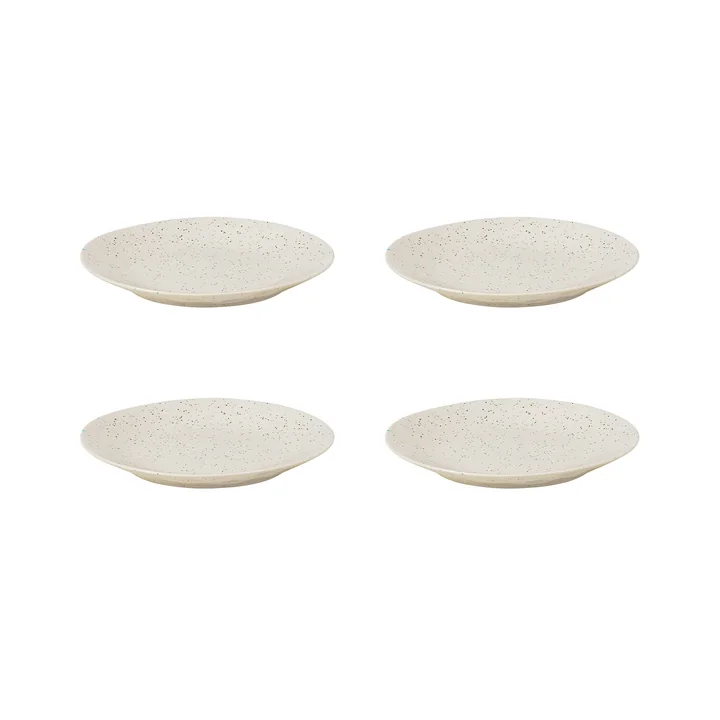 Broste Copenhagen - Nordic Vanilla -borden, Ø 15 cm (set van 4)