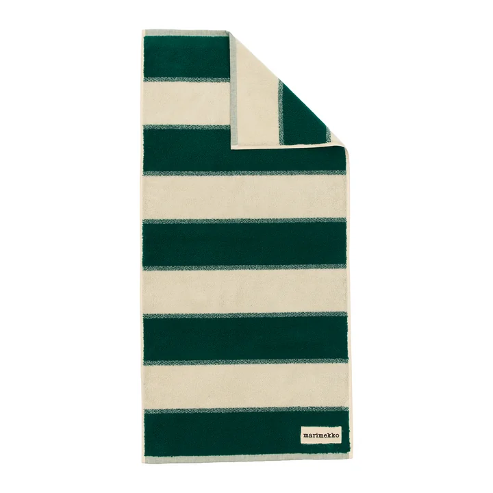 Marimekko - Galleria Handdoek, 50 x 100 cm, emerald / melon