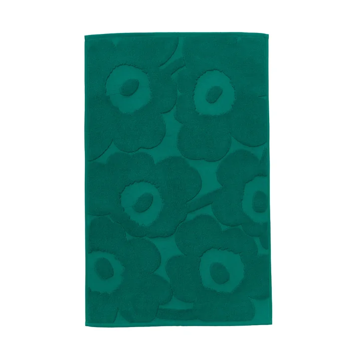 Marimekko - Unikko badmat, 50 x 80 cm, smaragdgroen