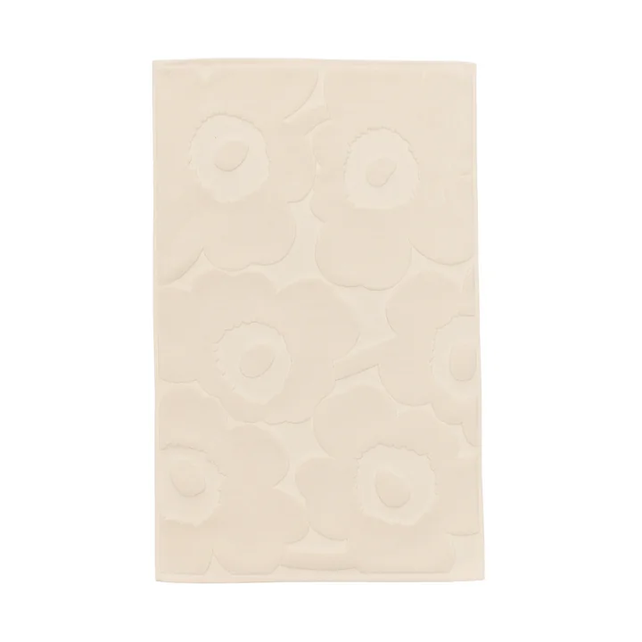 Marimekko - Unikko badmat, 50 x 80 cm, gebroken wit