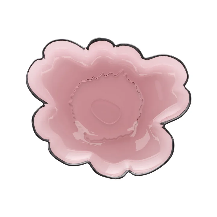 Marimekko - Unikko glazen bord, 20 cm, heather