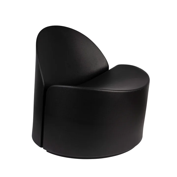 Zuiver - Loungestoel Bloom, zwart