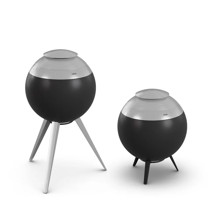 MOON 45 met deksel geborsteld roestvrij staal van höfats