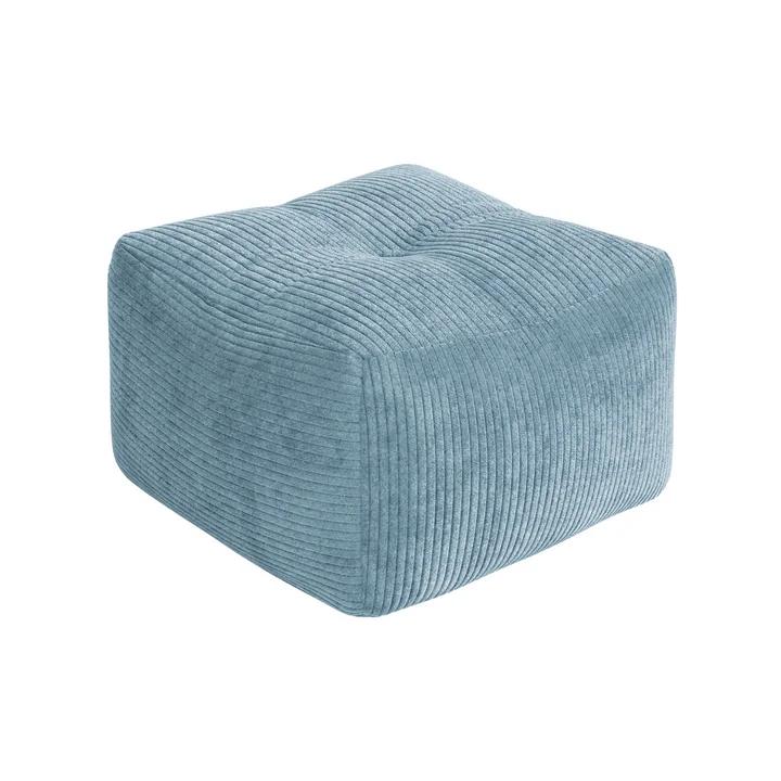 Karup - Buddy Kids Pouf, 50 x 50 cm, wazig blauw (554)