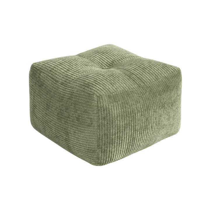 Karup - Buddy Kids Pouf, 50 x 50 cm, kaki groen (553)