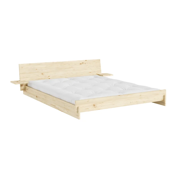 Karup - Latch Bed, 160 x 200 cm, natuurlijk grenen met matras