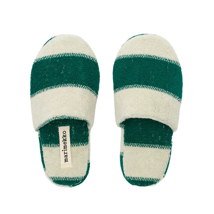 Marimekko - Galleria pantoffels, emerald / melon