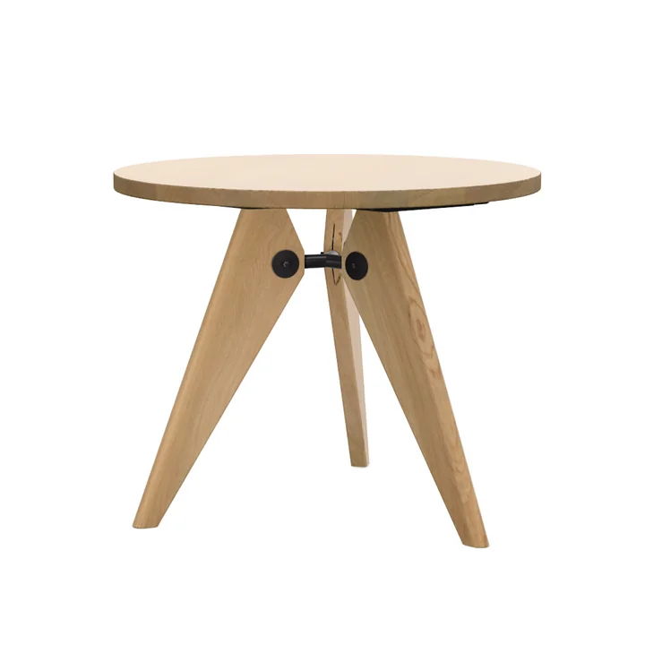 Vitra - Guéridon Eettafel, Ø 90 cm, geolied eiken
