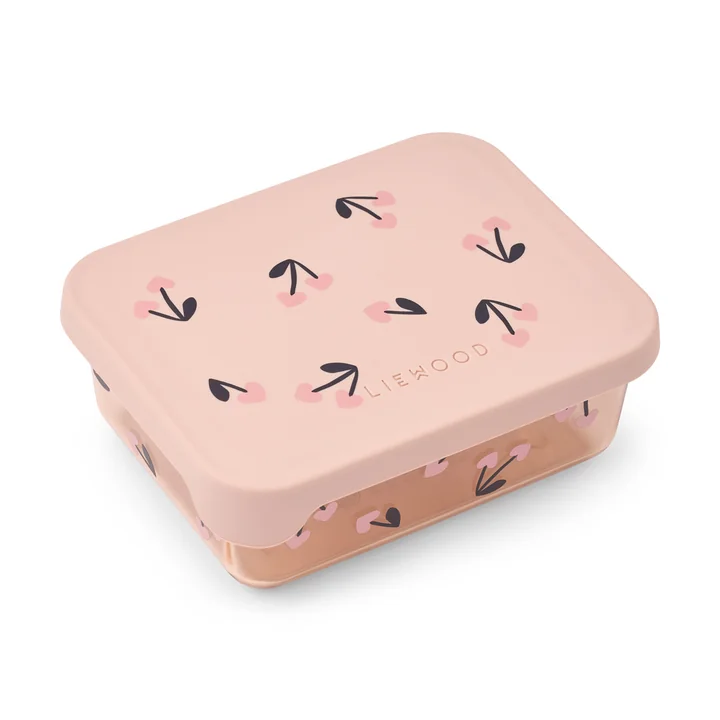 LIEWOOD - Ako-broodtrommel, Tritan, Cherry Heart, Rosy
