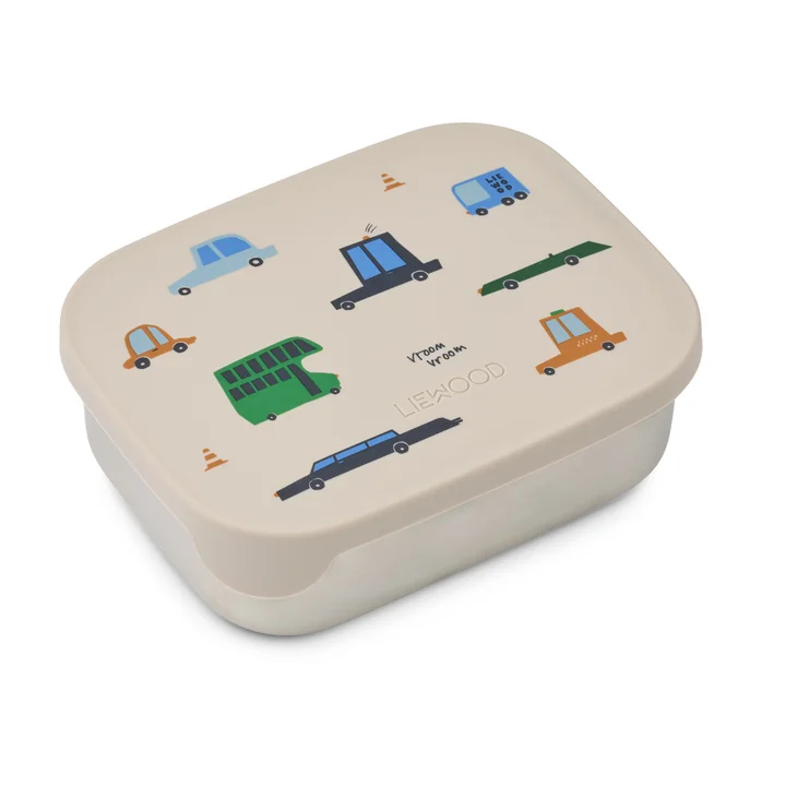 LIEWOOD - Arthur-lunchbox met deksel, Cars / Sandy