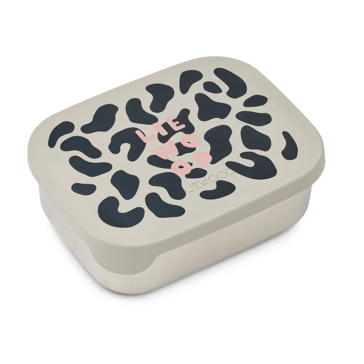 LIEWOOD - Arthur-lunchbox met deksel, mega leo / mist