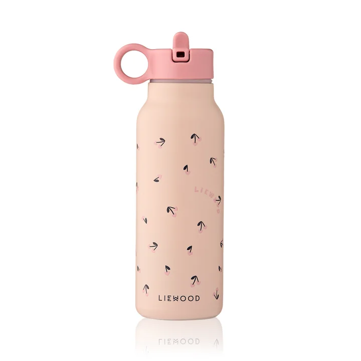 LIEWOOD - Falk-waterfles, 350 ml, Mini Cherry heart / rosey